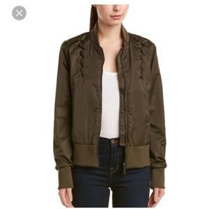 Sam Edelman Cropped Bomber Jacket Sz S & M NWT